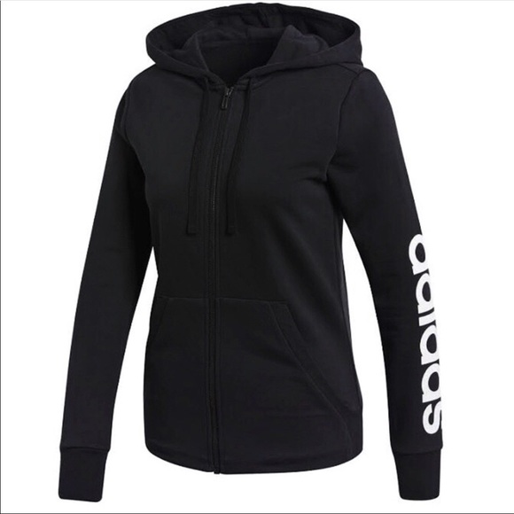 Adidas Bundle - Full-Zip Hoodie, High Rise Tights - Picture 3 of 7